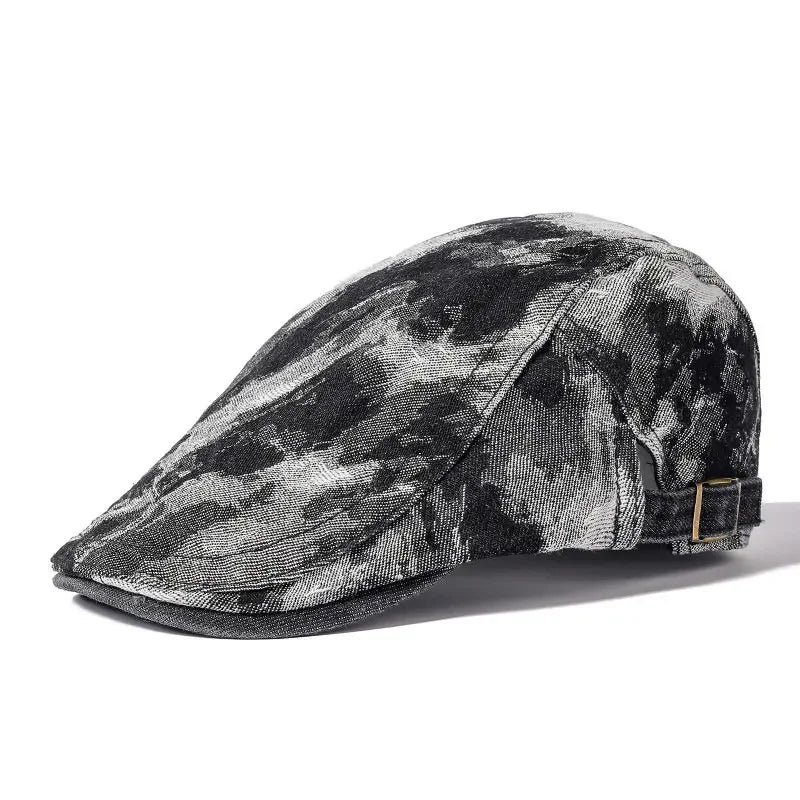 Dunes Painting Retro Cotton Duckbill Flat Cap