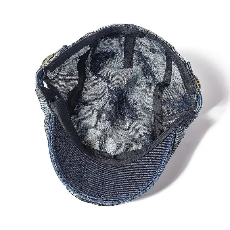 Dunes Painting Retro Cotton Duckbill Flat Cap