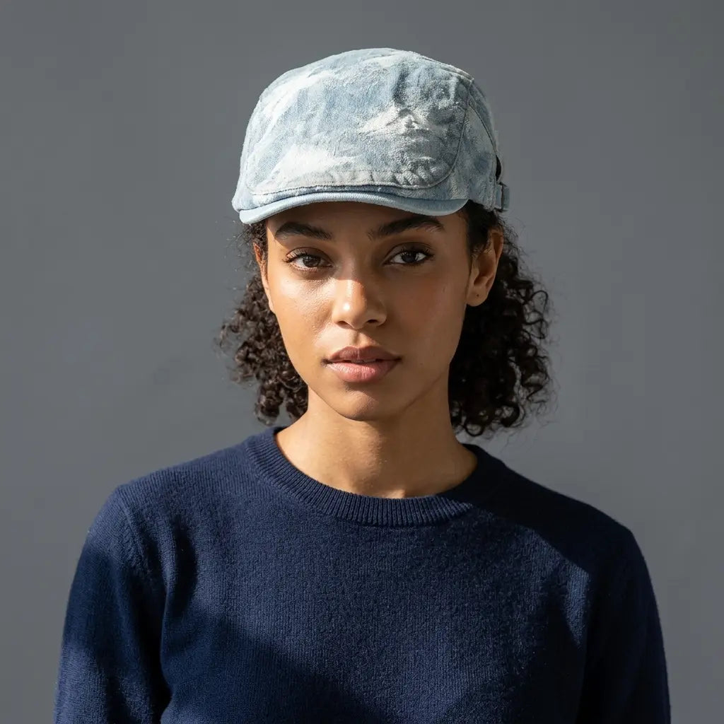 Dunes Painting Retro Cotton Duckbill Flat Cap