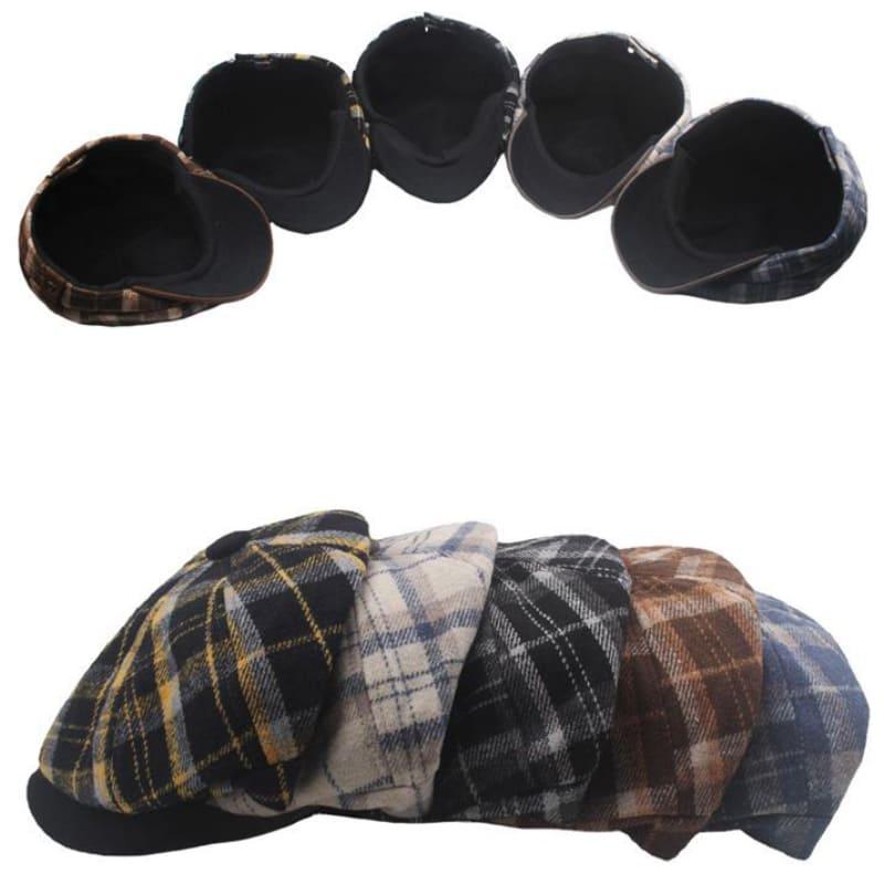 Dupont Tartan Newsboy Cap