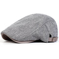 Dylan Herringbone Flat Cap