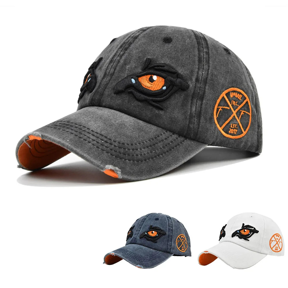 Eagle Eyes Washed Cotton Baseball Cap