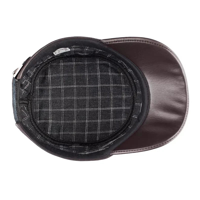 Easttown Genuine Leather Army Cap