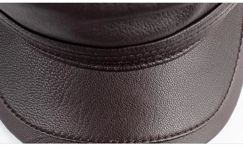 Easttown Genuine Leather Army Cap