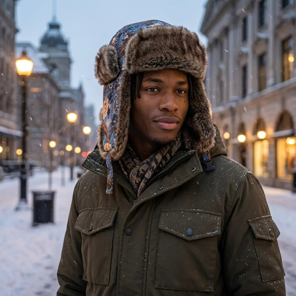 Eden Garden Winter Fur Trapper Bomber Hat