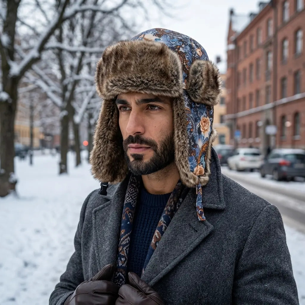Eden Garden Winter Fur Trapper Bomber Hat