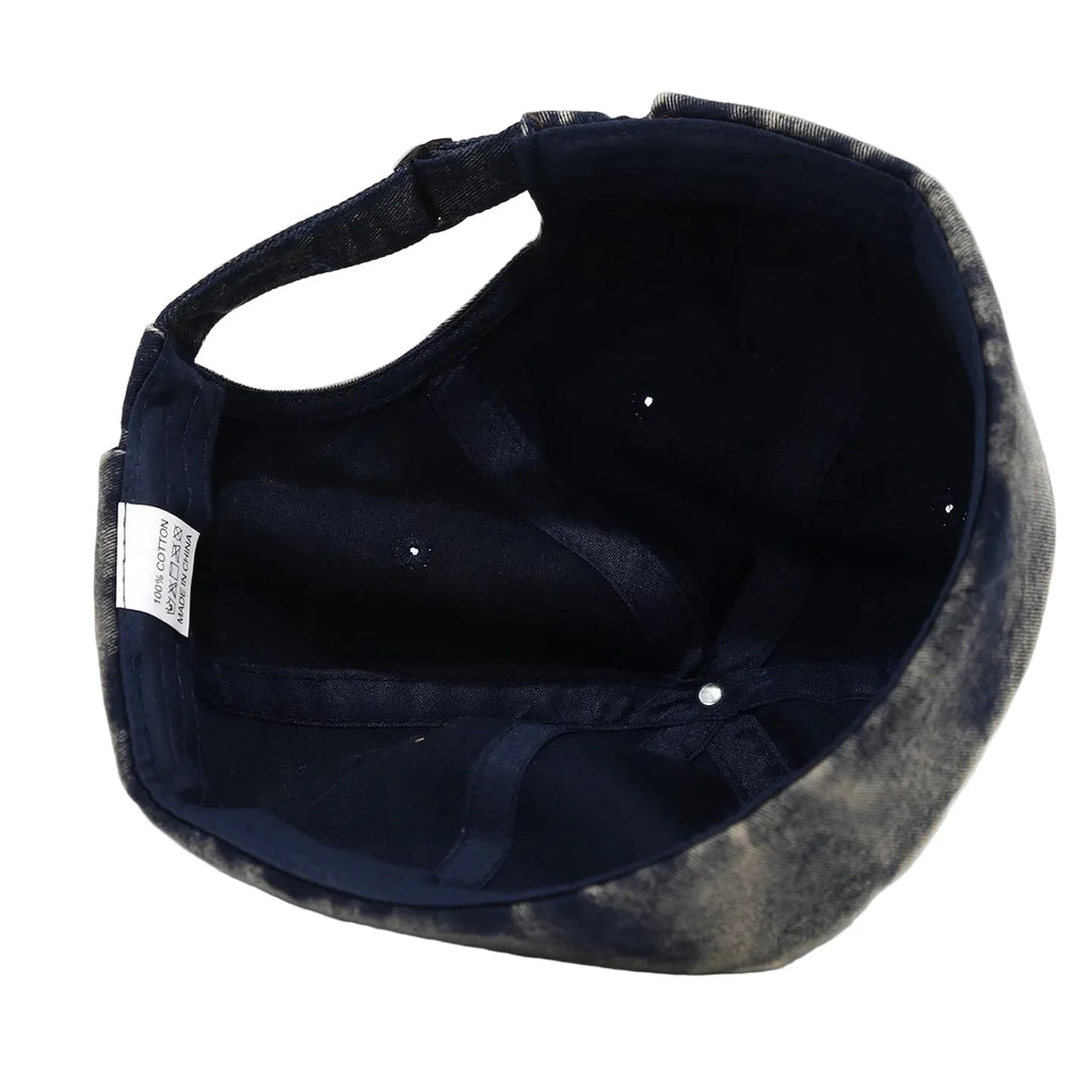Edinburgh Washed Cotton Distressed Brimless Docker Cap