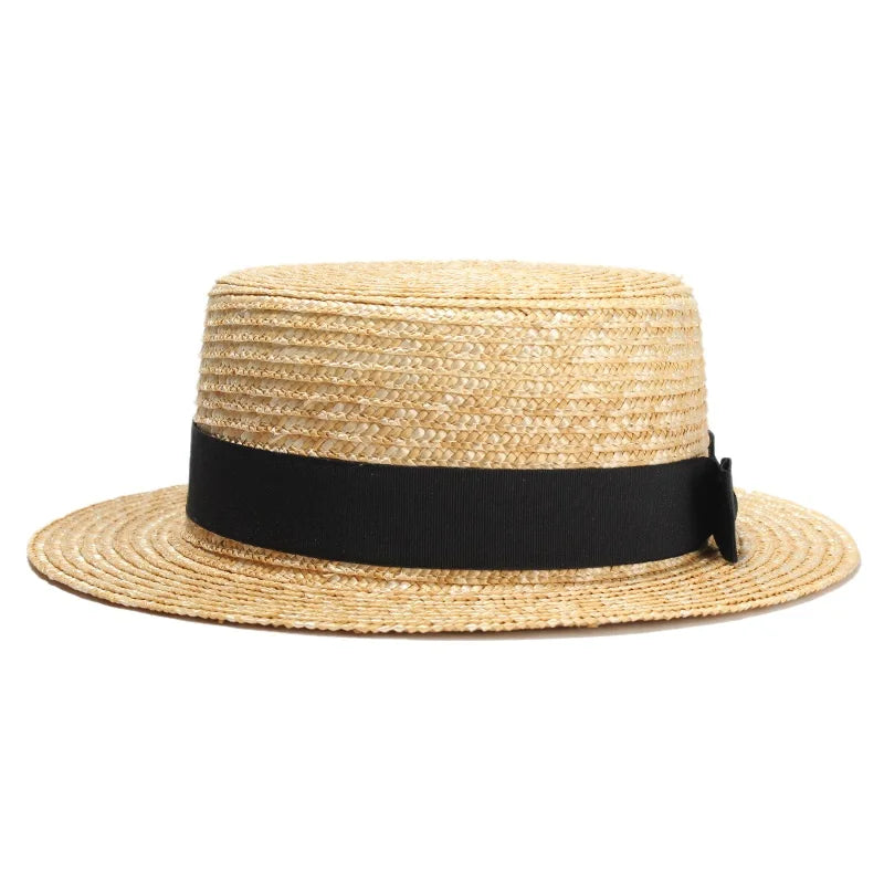 Eivissa Summer Straw Boater Hat