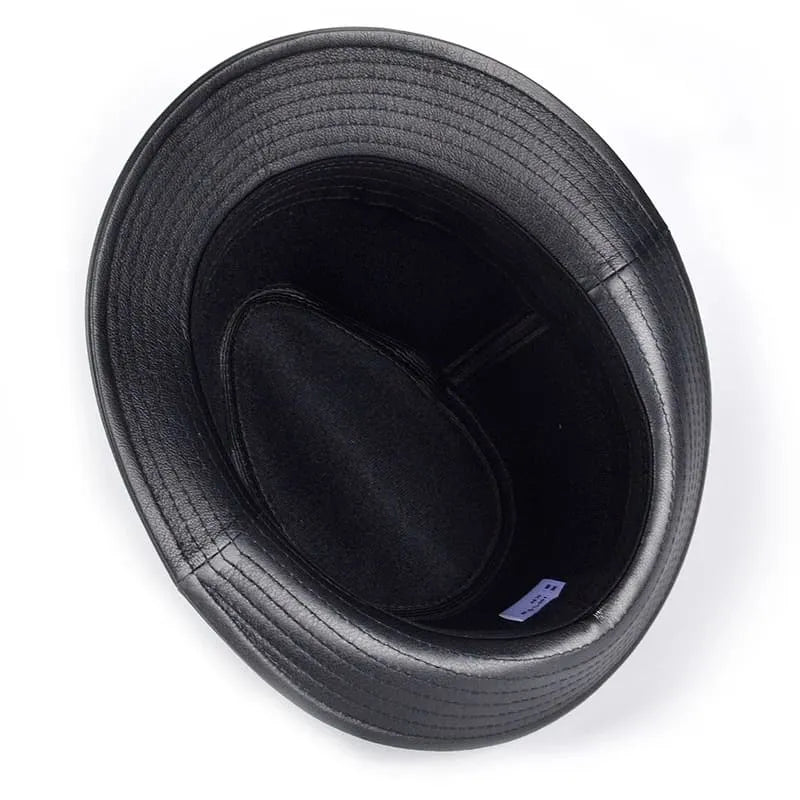 Ellington Genuine Leather Trilby Hat