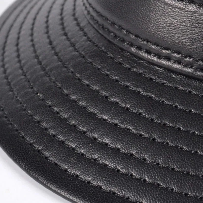 Ellington Genuine Leather Trilby Hat