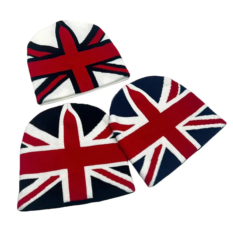 English Flag Knitted Beanie