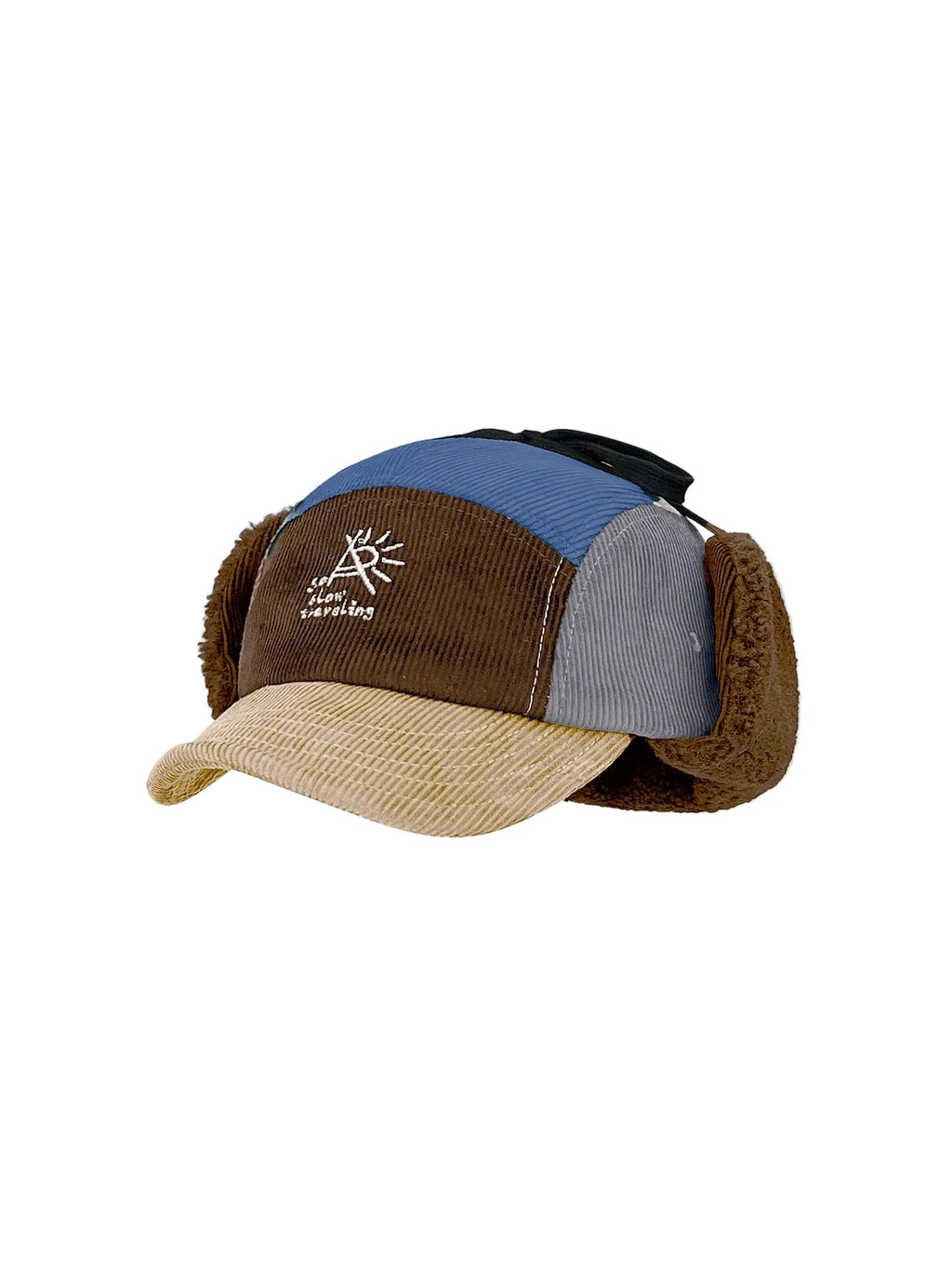 Everest Winter Corduroy Earflaps 5-Panels Cap