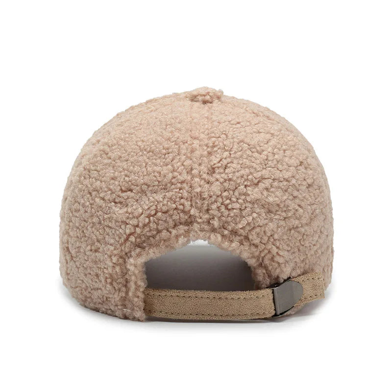 FBXS Winter Fur Cotton Baseball Cap