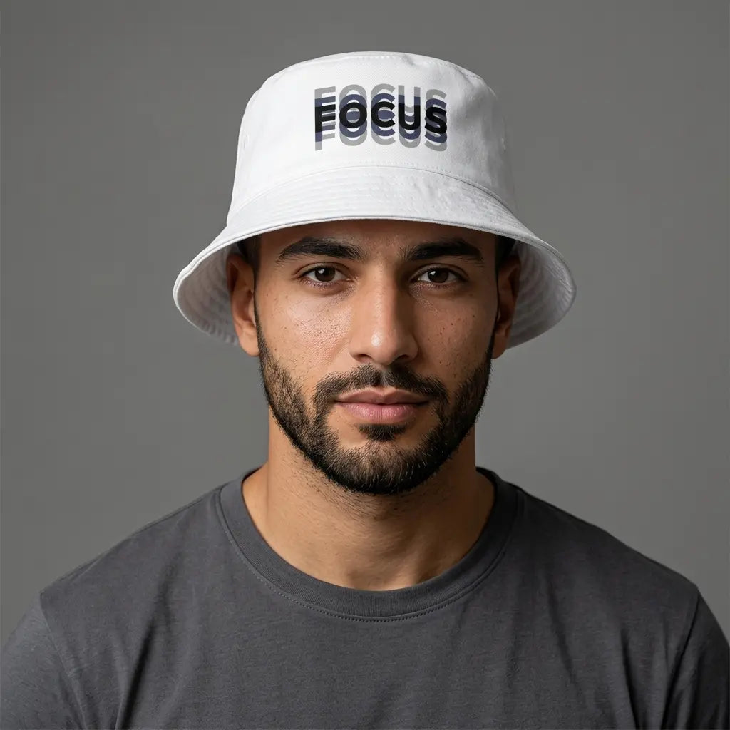 FOCUS Blurred Logo Bucket Hat