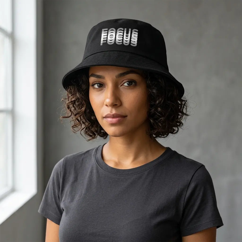 FOCUS Blurred Logo Bucket Hat