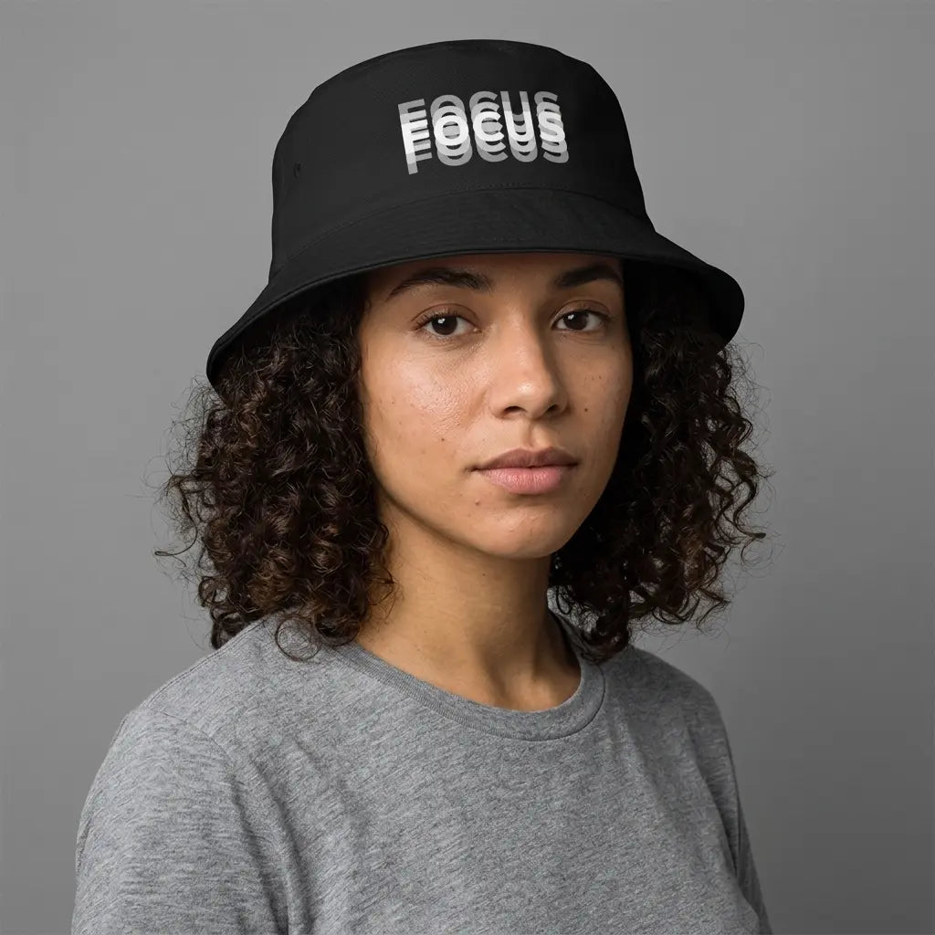 FOCUS Blurred Logo Bucket Hat