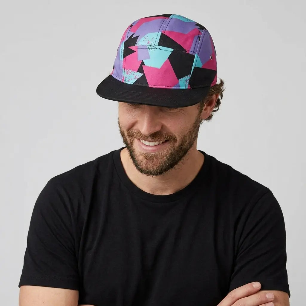 FOX Retro Abstract 5 Panels Cap