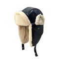 Fairbanks Winter Leather Fur Bomber Hat