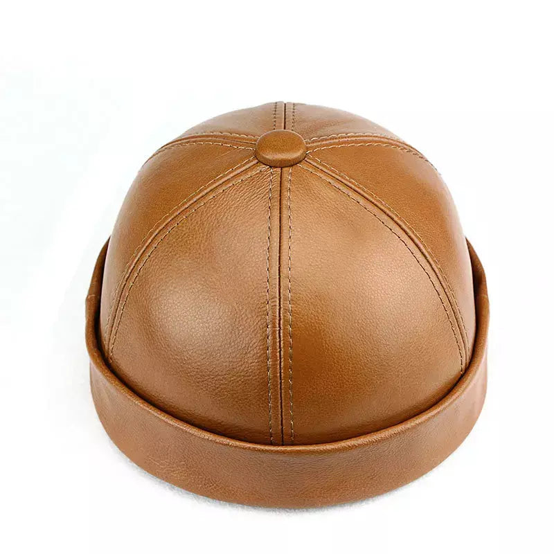 Fairbury Genuine Leather Docker Cap