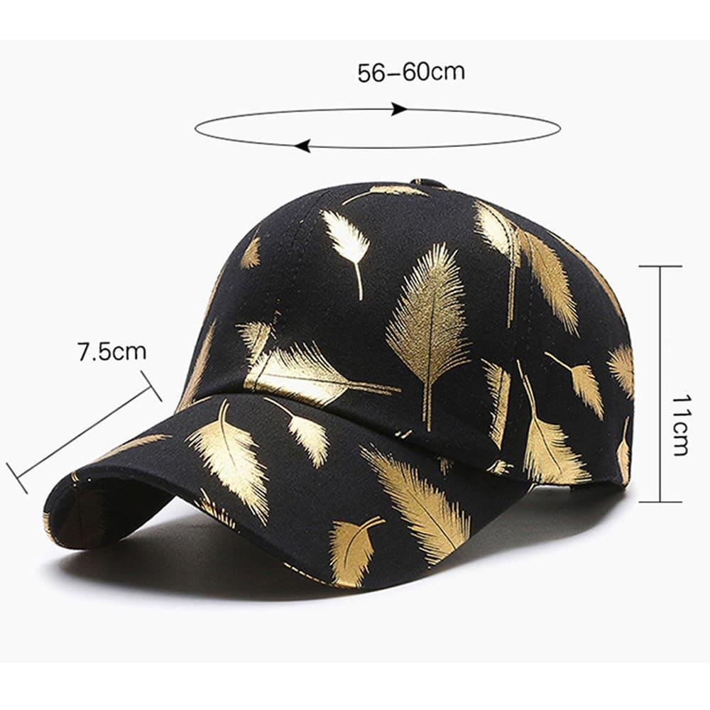 Falcon Gold Feather Baseball Cap