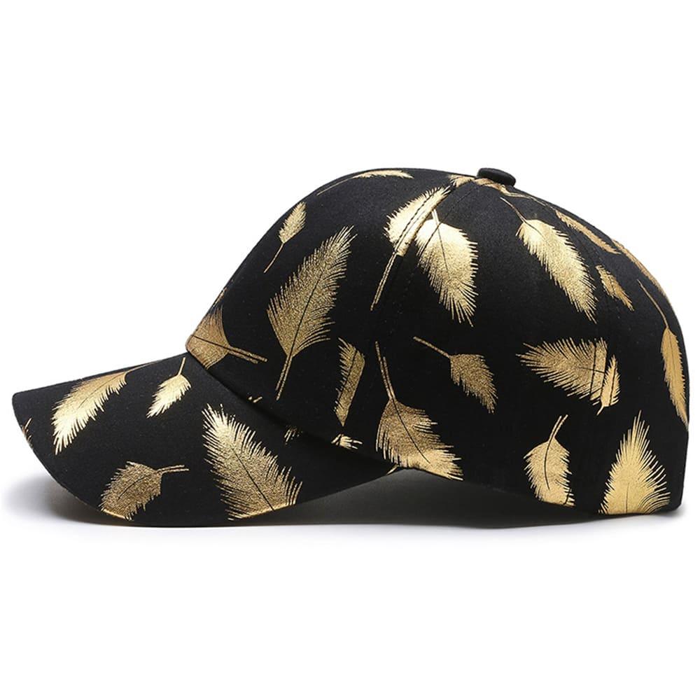 Falcon Gold Feather Baseball Cap