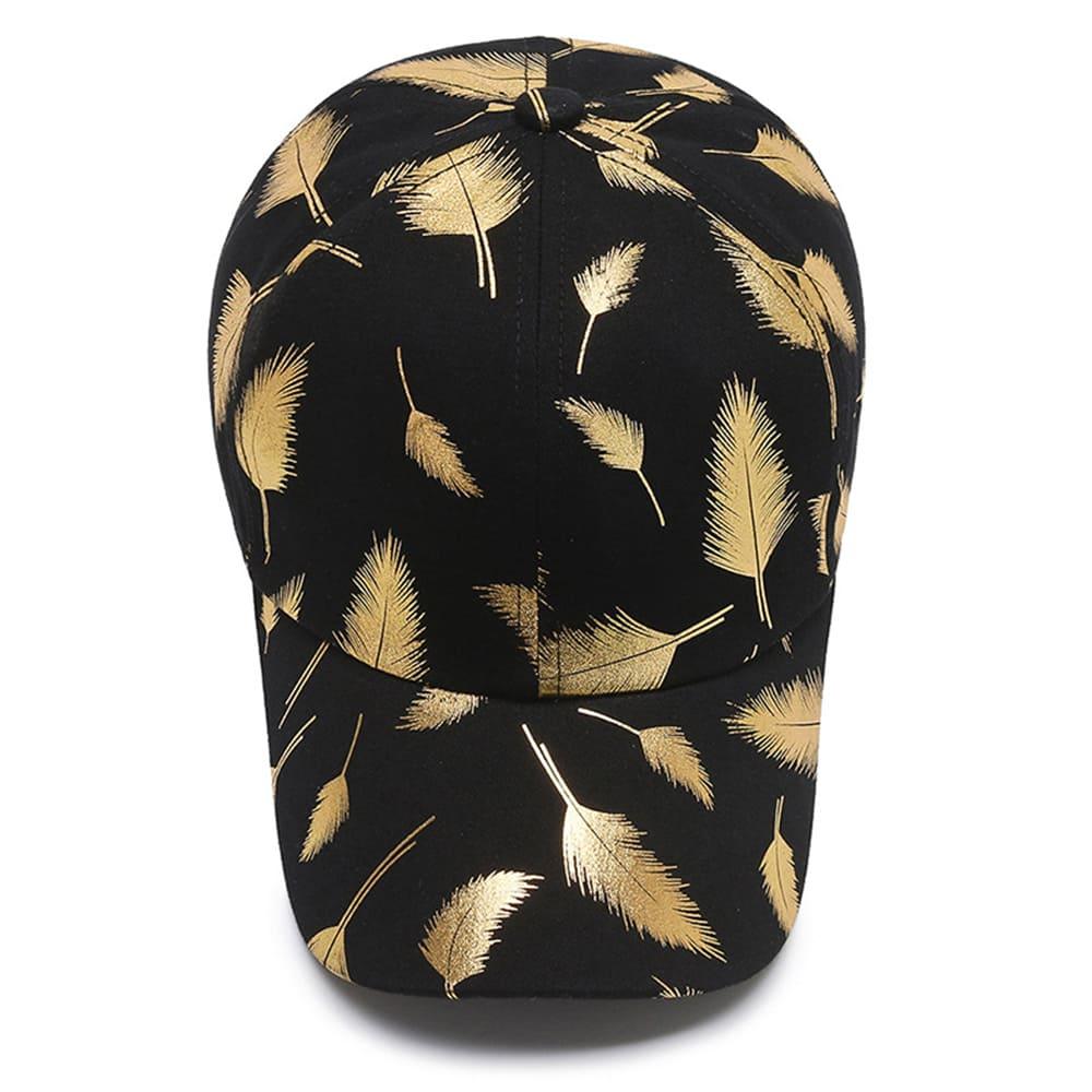 Falcon Gold Feather Baseball Cap