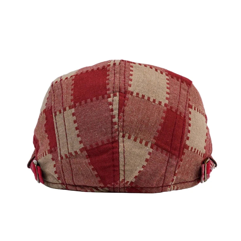 Falkland Retro Plaid Flat Cap