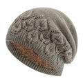 Fallen Leaves Winter Fur Beanie