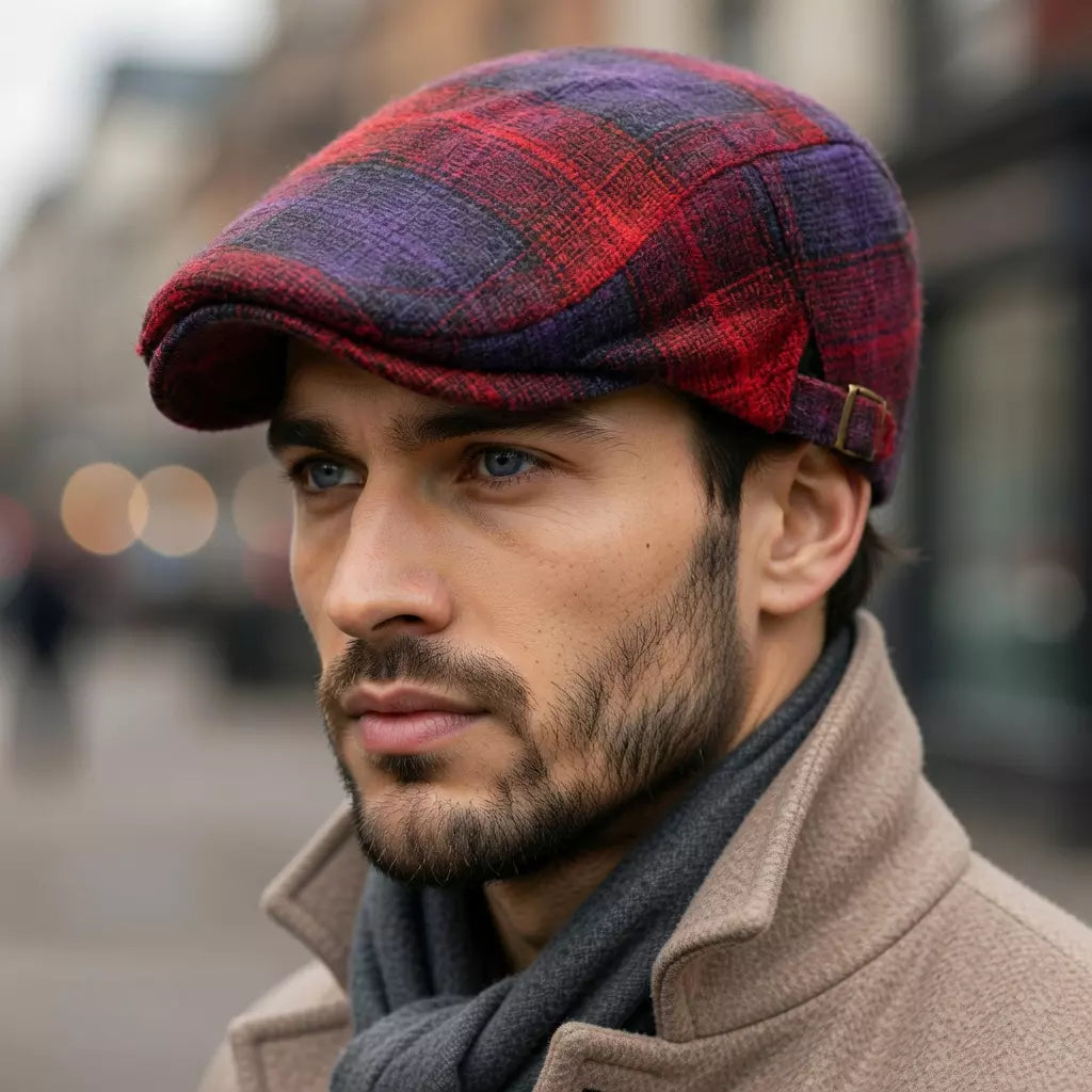 Ferguson Tartan Cotton Ivy Flat Cap
