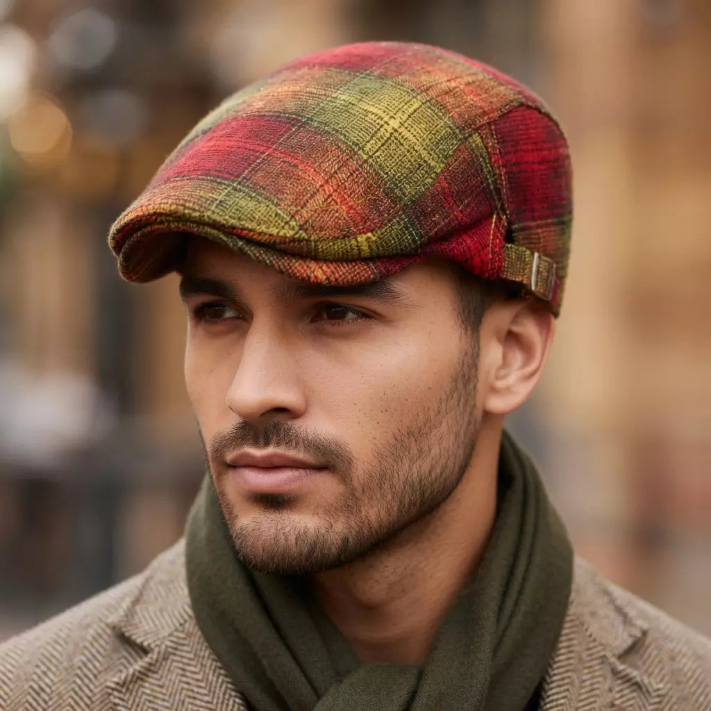 Ferguson Tartan Cotton Ivy Flat Cap