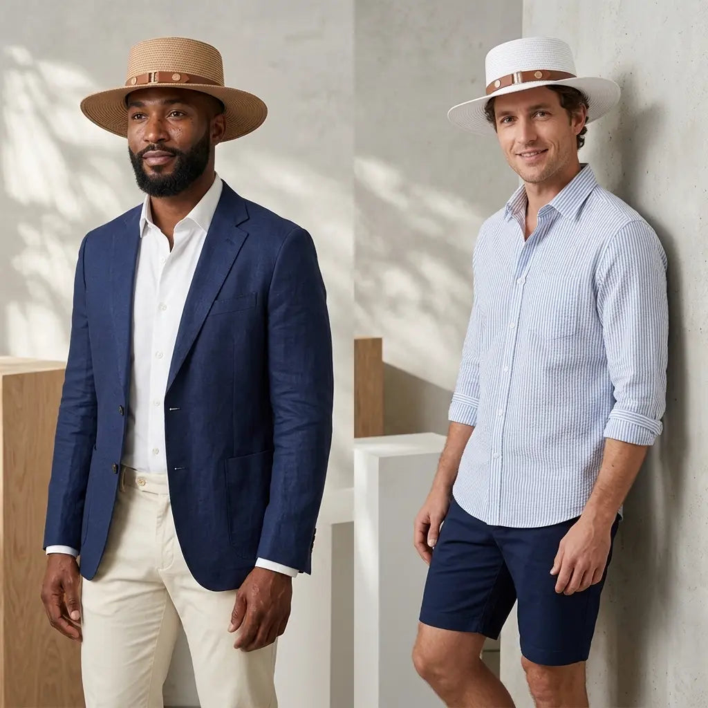 Figueira Summer Straw Boater Hat