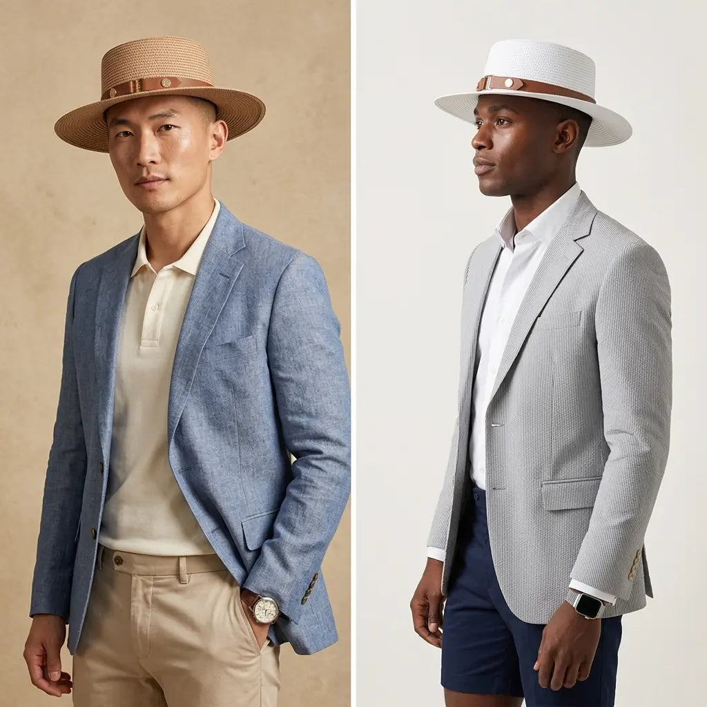 Figueira Summer Straw Boater Hat