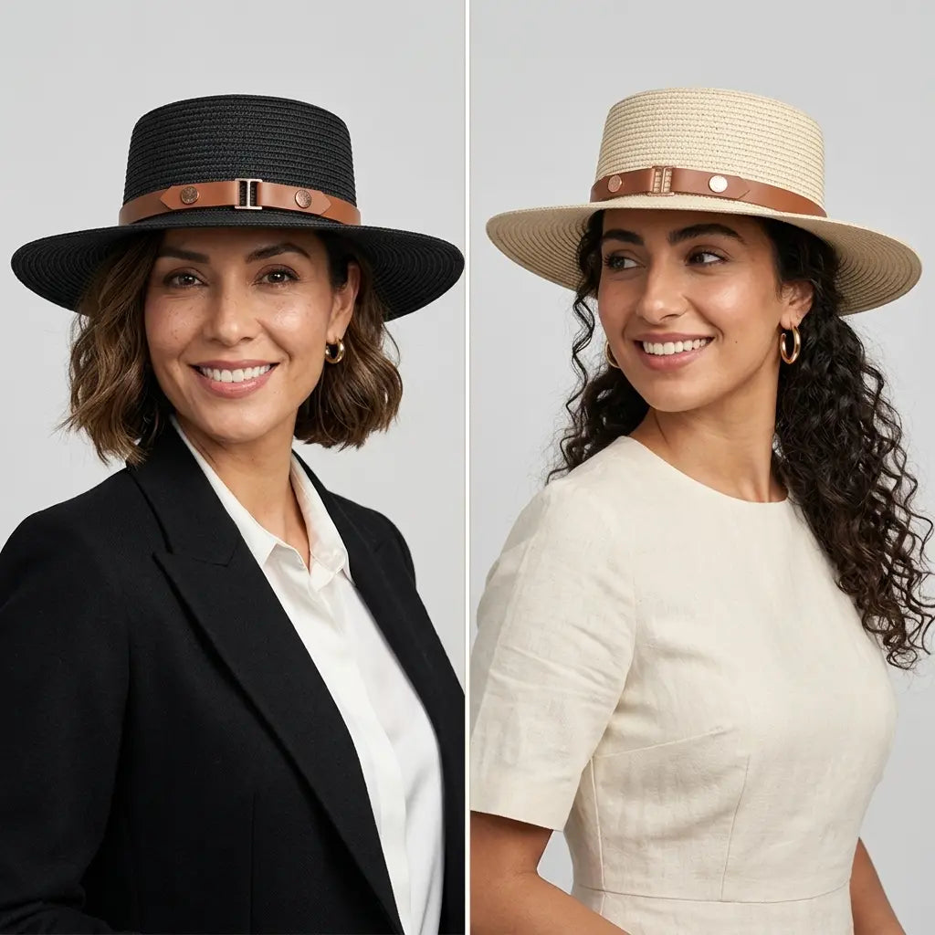 Figueira Summer Straw Boater Hat