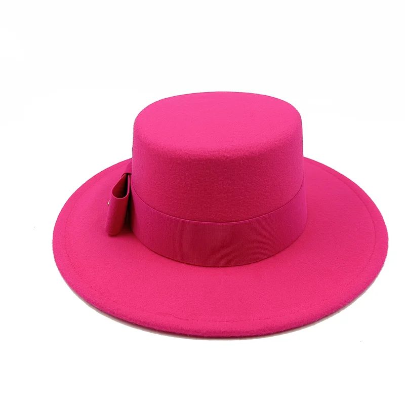 Firefly Ribbon Boater Porkpie Hat