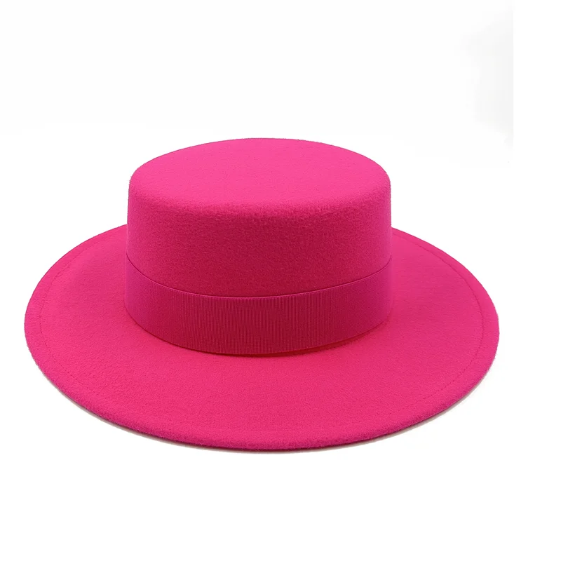 Firefly Ribbon Boater Porkpie Hat