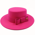 Firefly Ribbon Boater Porkpie Hat