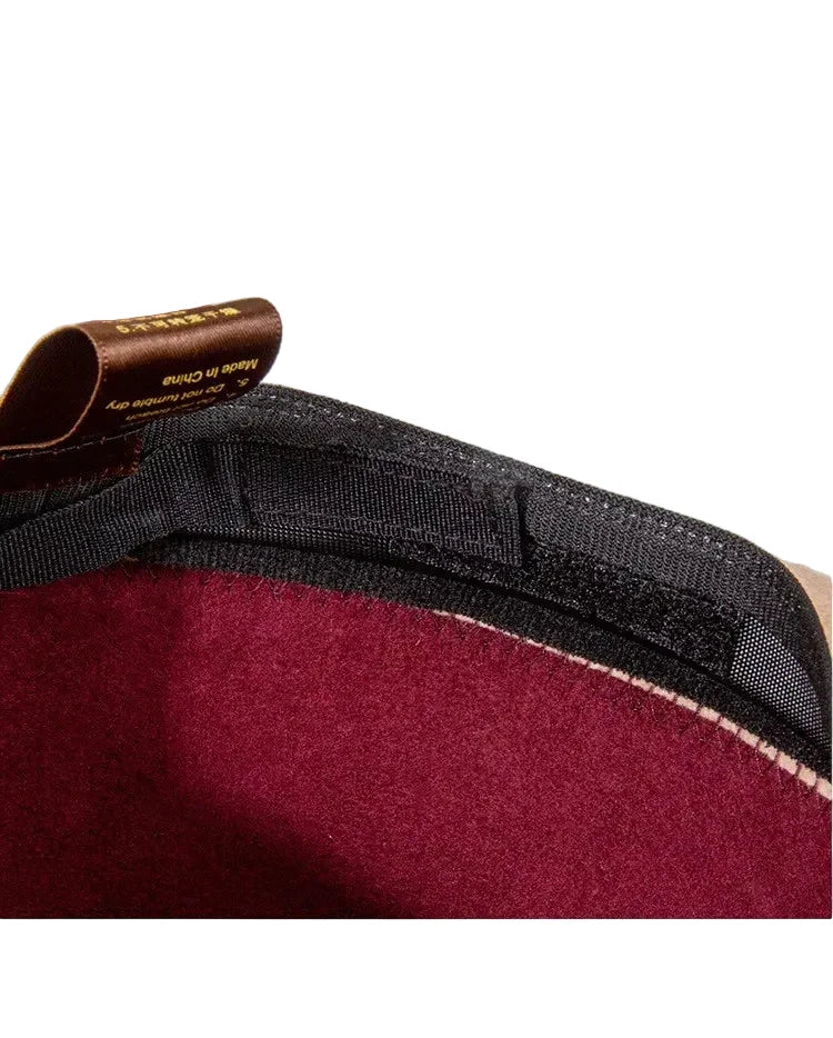 Firenze Ribbon Bicolor Wool Porkpie Hat