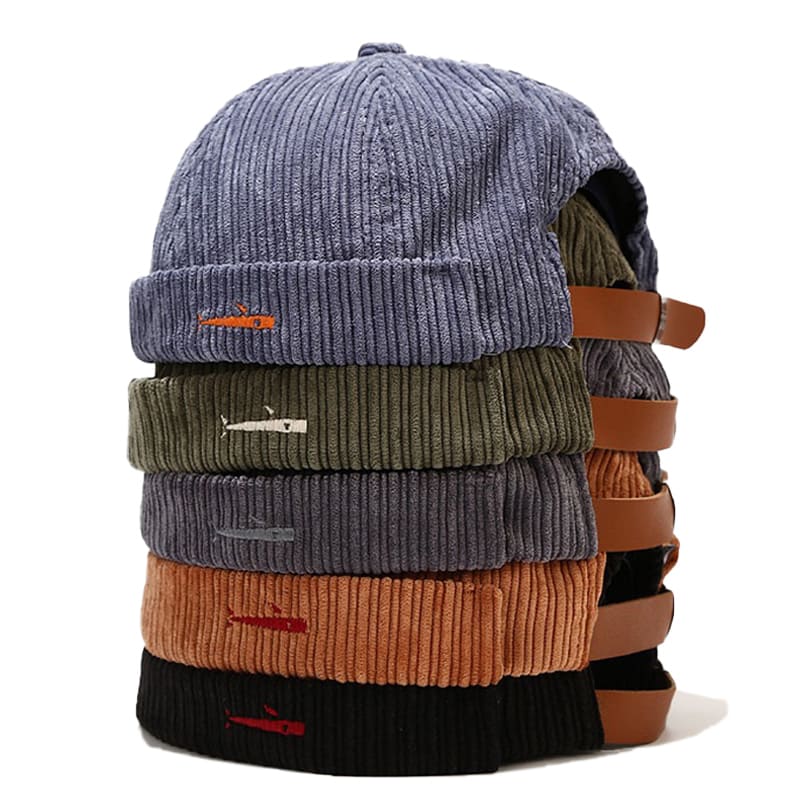 Fisherman Corduroy Docker Cap