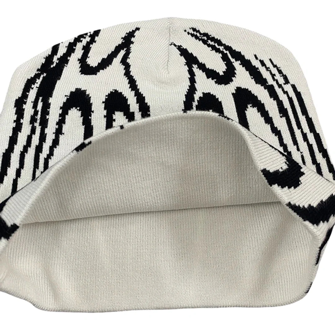 Flaming Star Knitted Beanie