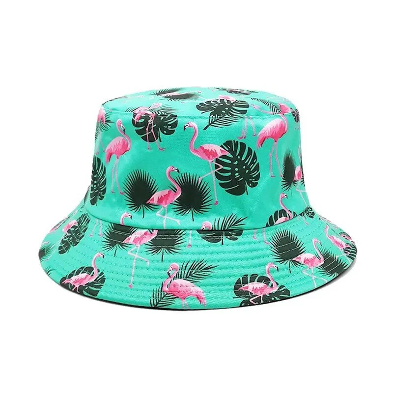 Flamingos Reversible Bucket Hat