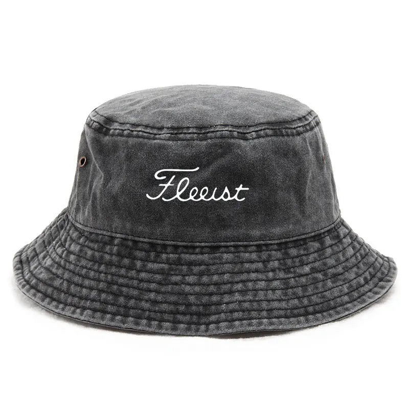Fleeist Adjustable Washed Cotton Bucket Hat
