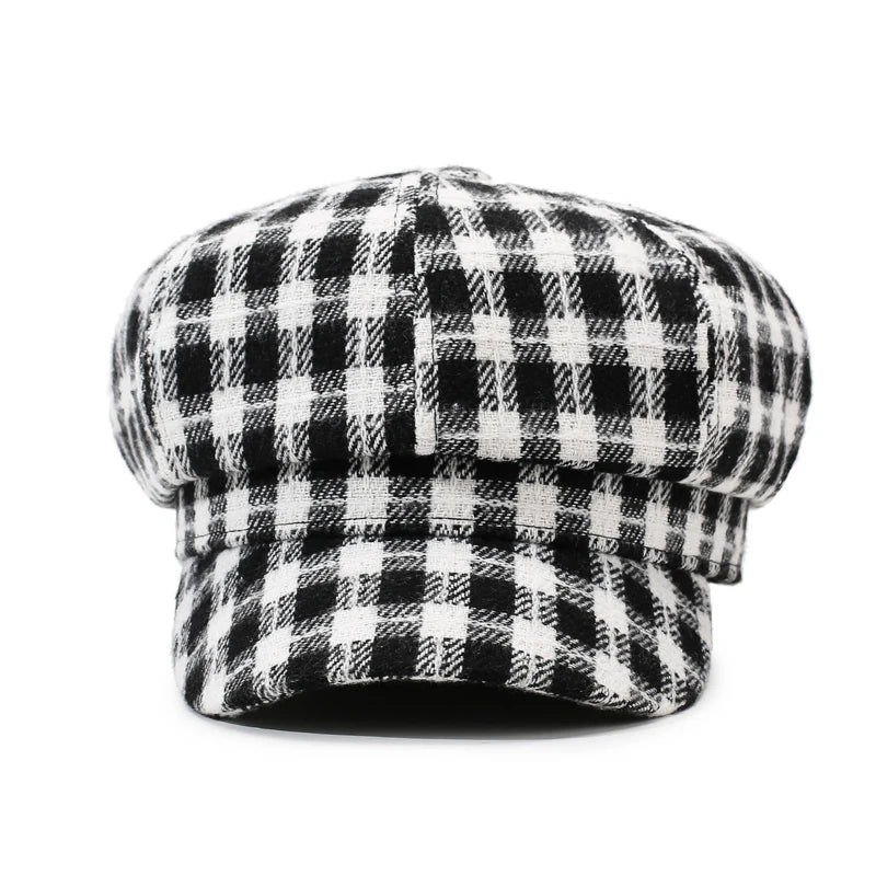 Fleetwood Plaid Newsboy Cap