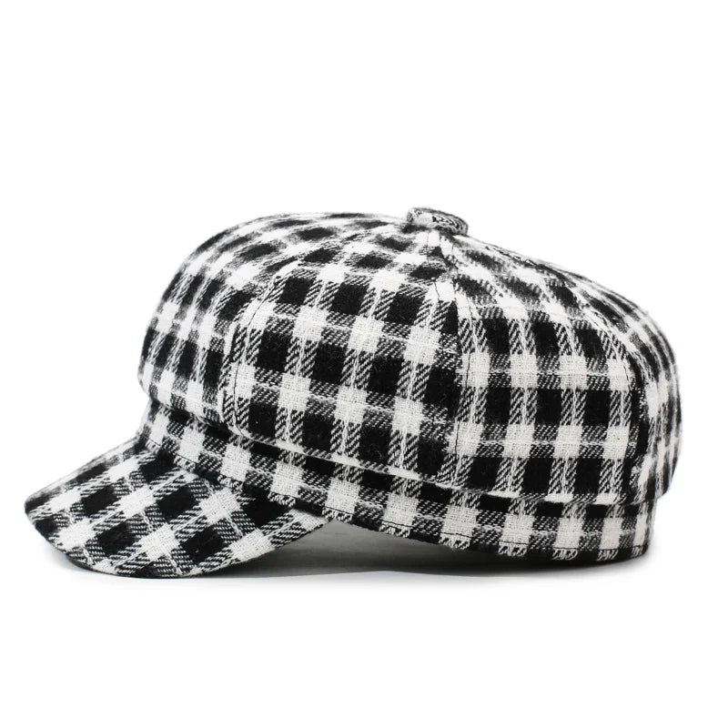 Fleetwood Plaid Newsboy Cap