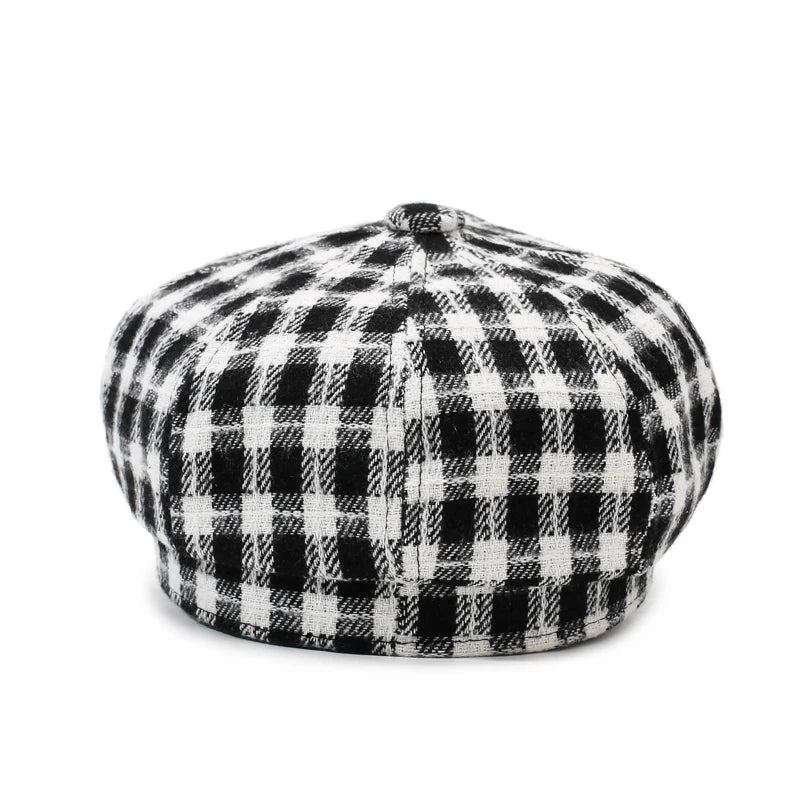 Fleetwood Plaid Newsboy Cap