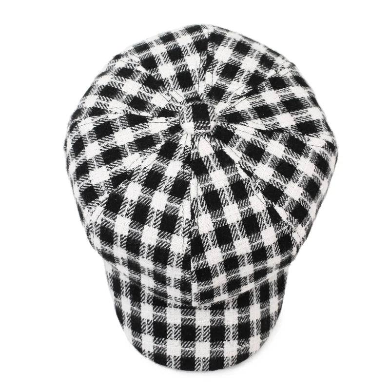 Fleetwood Plaid Newsboy Cap