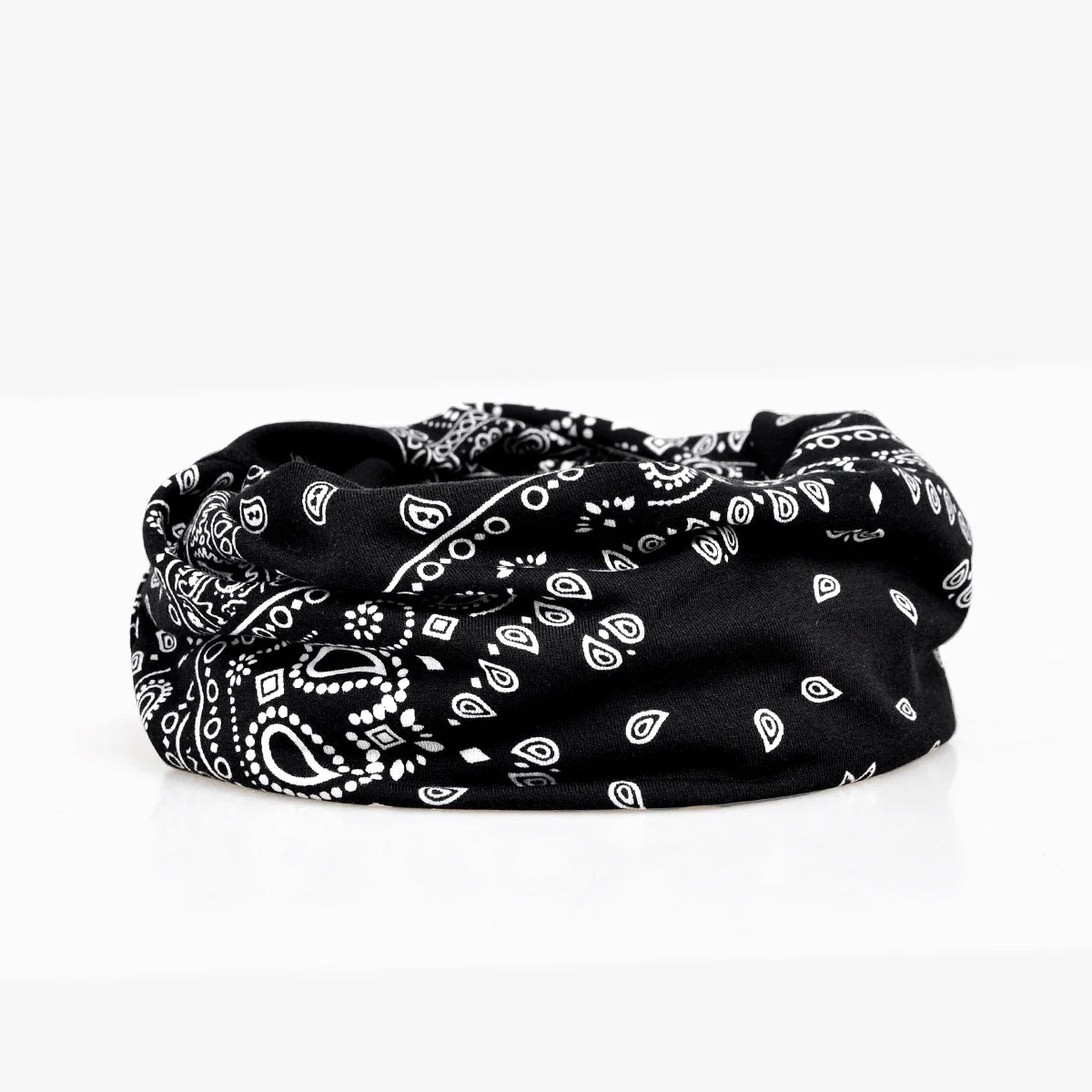 Floral Cashew Cotton Snood Beanie