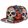 Floral Zombie Multicolor Snapback Cap