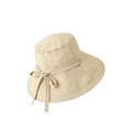 Florida Women Sun Wide Brim Ribbon Bucket Hat