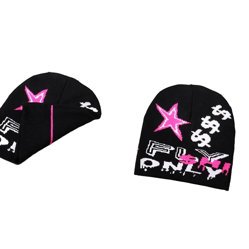 Fly Only Stars Knitted Beanie