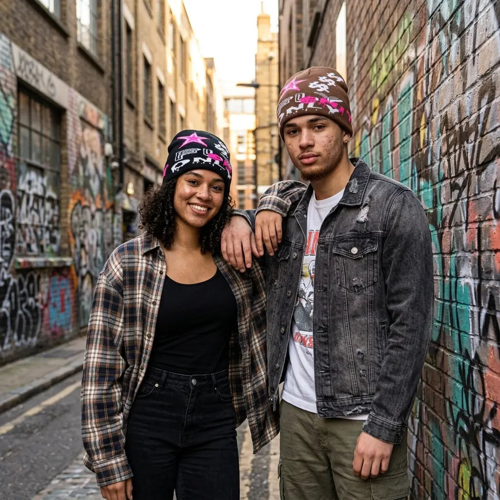Fly Only Stars Knitted Beanie